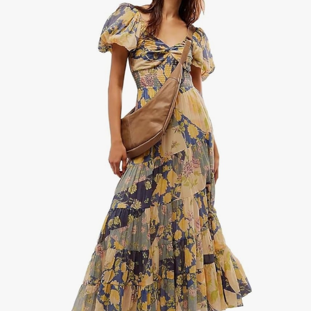 Free People Sun Drenched Maxi